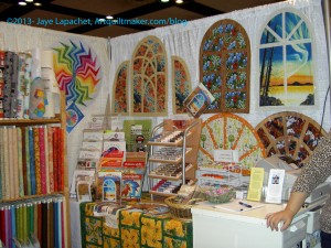 Colleen's Instant Quilts Booth Display