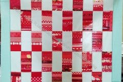 Red Strip Donation Top- Finished