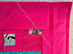 Facing laid out