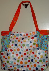 Dotted Multi-Tasker Tote