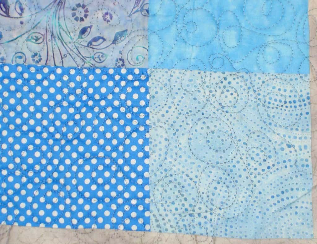 Blue Janus Quilted