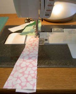 Sewing Wedges to Sashing