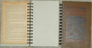 Recycled Journals Open