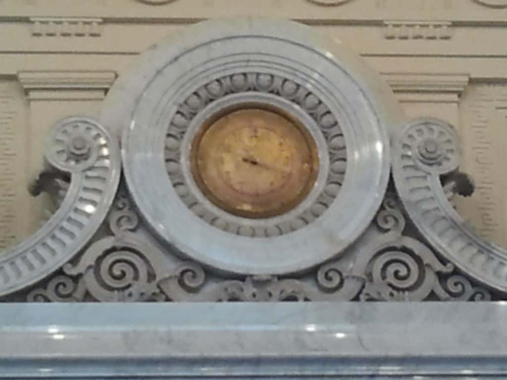 Clock Curlicue detail