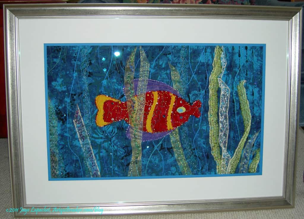 Kissy Fish framed