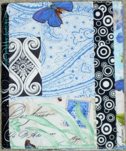 Blue Belle Fleur Journal Cover - front