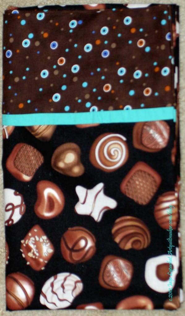 Chocolate Pillowcase - detail