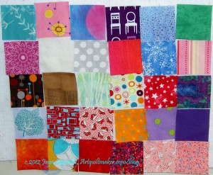 Fabric of the Year Squares (March)