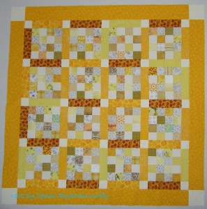 Yellow Donation Top with borders
