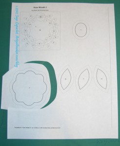 Rough cut pattern out for templates