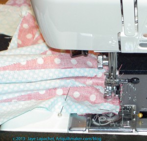 Sew Sections Together