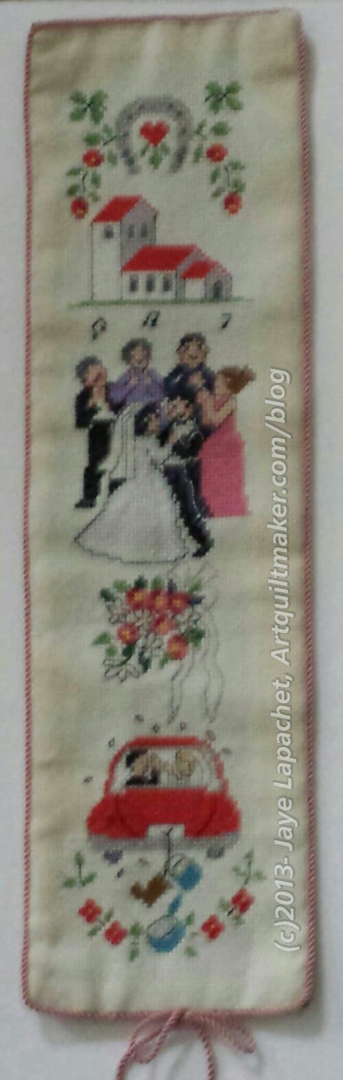 Cross Stitch Wedding Sampler