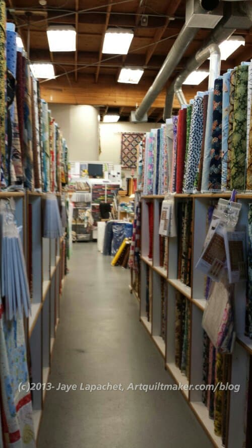 Rows and rows of fabric