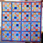 Orange & Grey Donation quilt