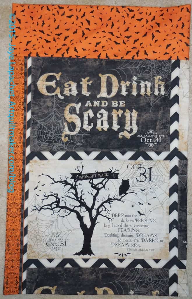 College Hallowe'en Pillowcase #3