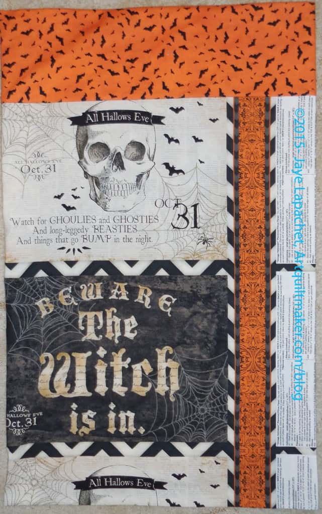 College Hallowe'en Pillowcase #3