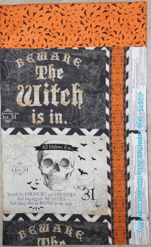 College Hallowe'en Pillowcase #2