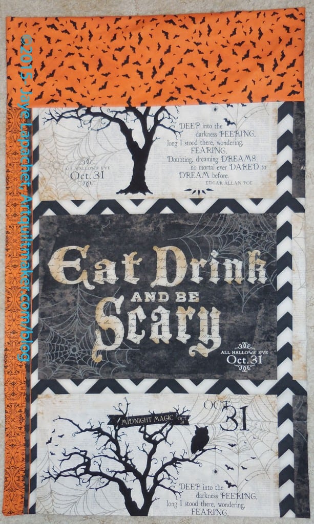 College Hallowe'en Pillowcase #1