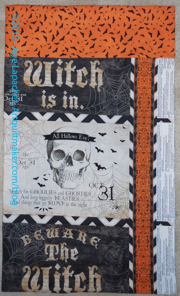 College Hallowe'en Pillowcase #1