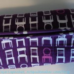 Purple Chair Sew Together Bag - closed