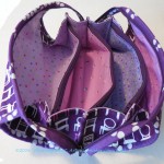 Purple Chair Sew Together for Julie Bag - open