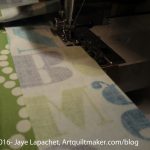 Sew strips together