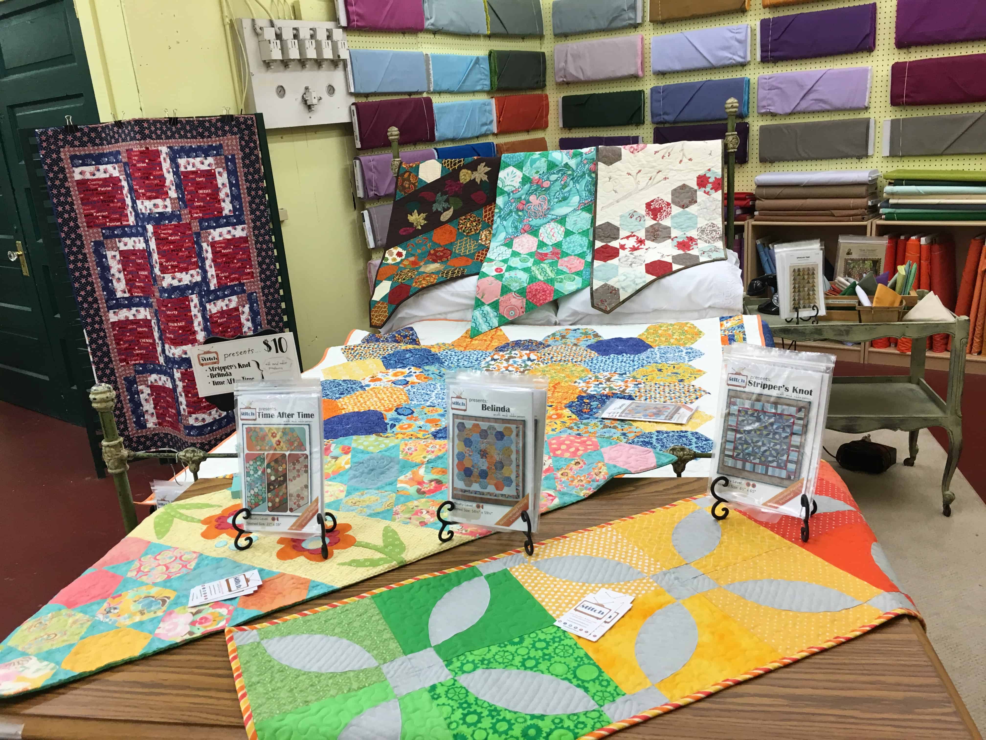 The Stitch TV Show Pattern Release at Red Hen Fabrics