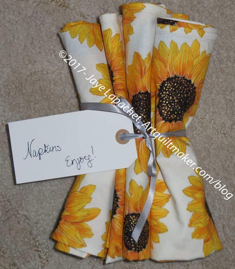 Sunflower Napkins