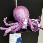 Paper mache octopus