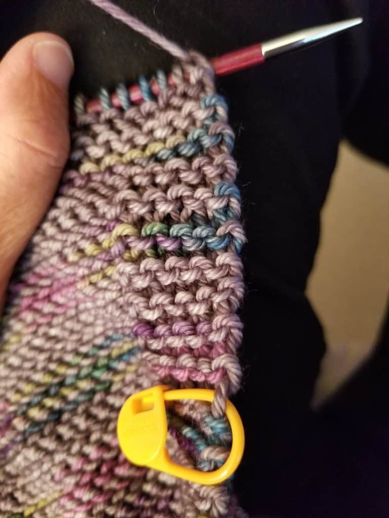 Commute Knitting: Nighthawk Scarf