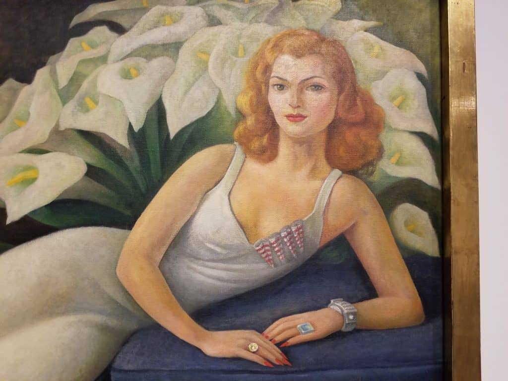 Diego Rivera Portrait of Natasha Zakolkowa Gelman detail