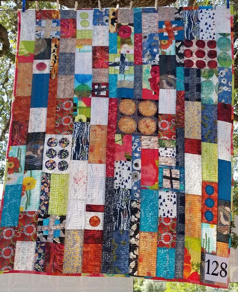 Circles and Bars Donation Quilt