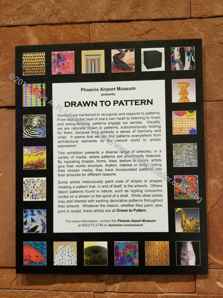 Drawn to Pattern sign