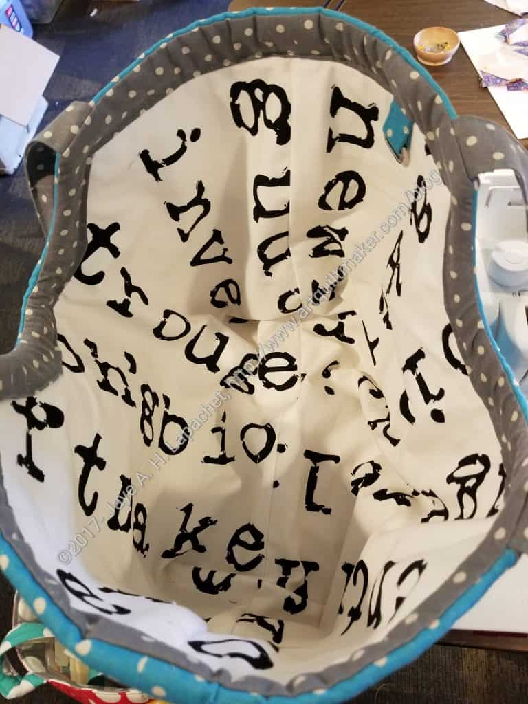 Poolside Tote - inside