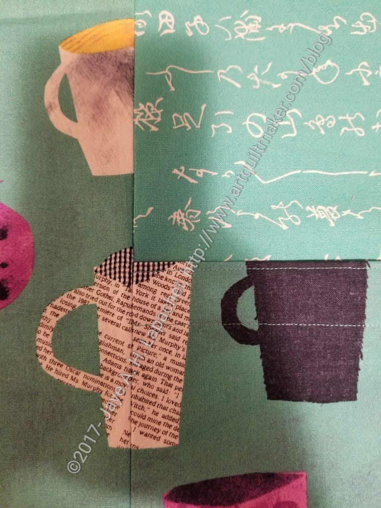 Jane Market Tote: Amazing piecing by pocket