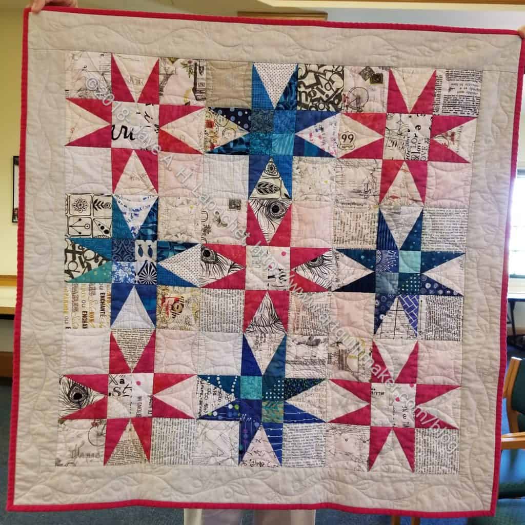 Joelle's Peaky & Spike quilt