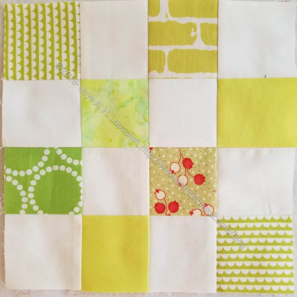 Lime donation quilt