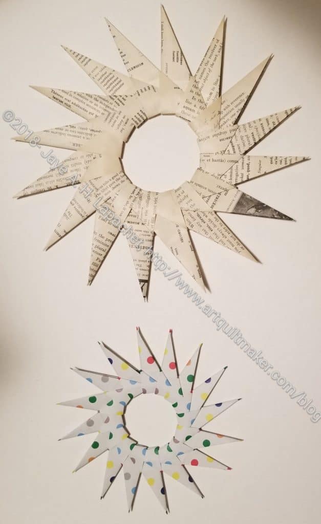 Paper Wreaths with friends