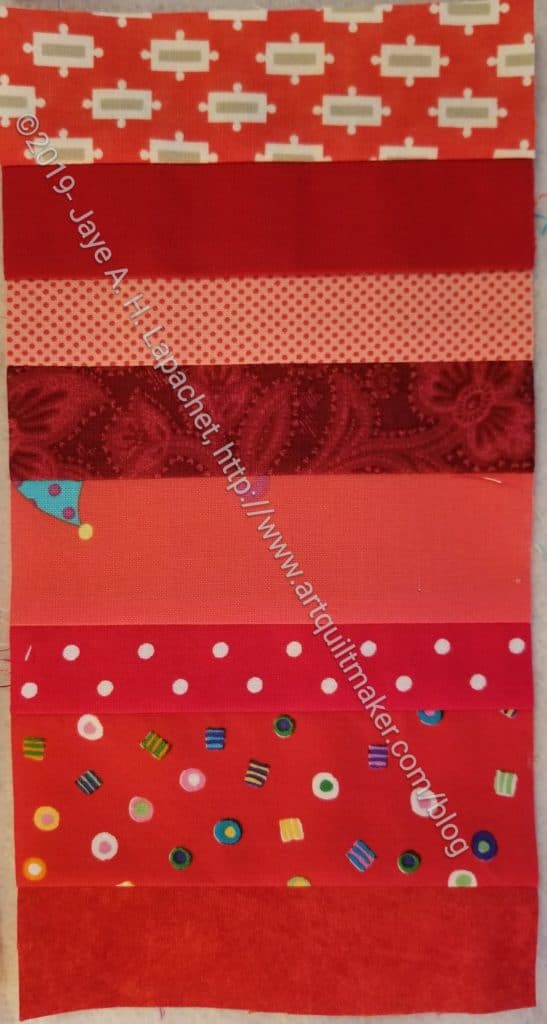 Red Donation Block (quilt 2) n.1