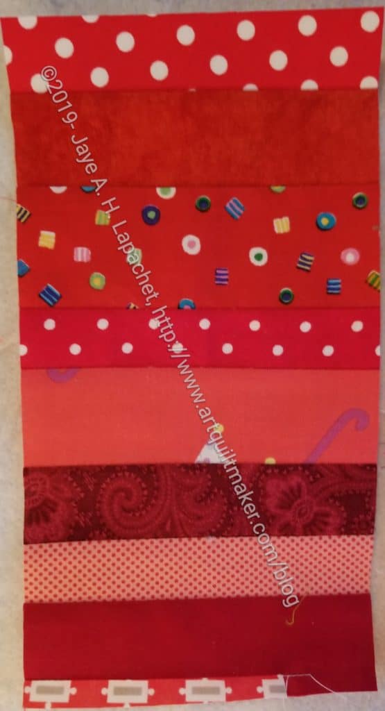 Red Donation Block (quilt 2) n.2