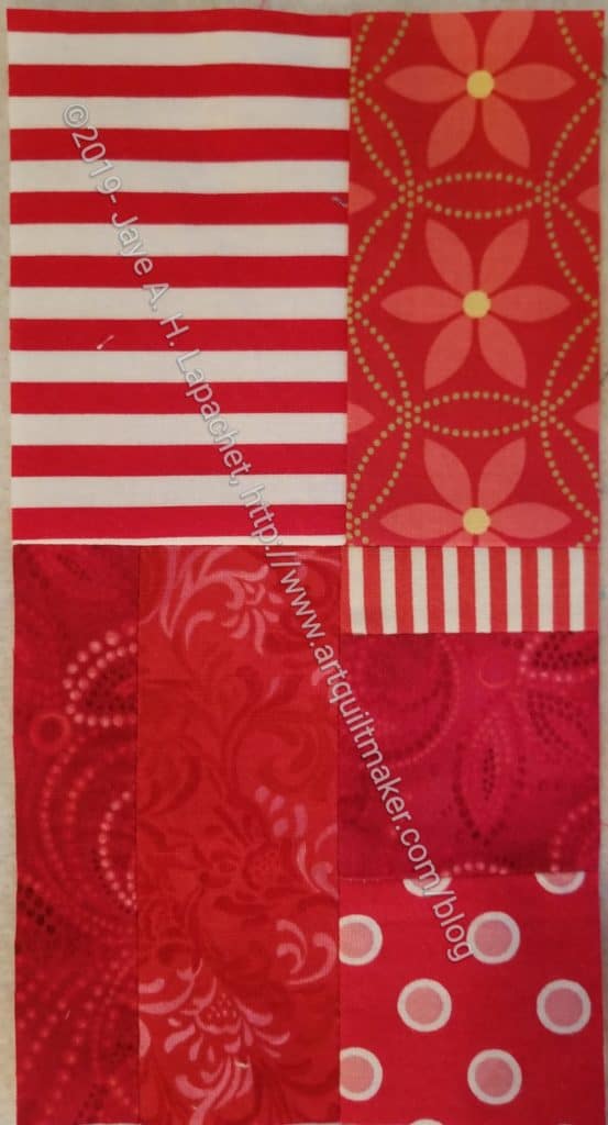 Red Donation Block (quilt 2) n.4
