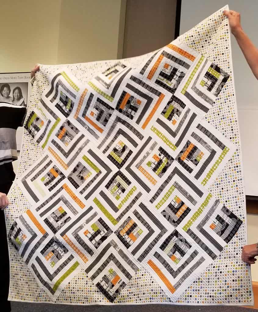Maria's 2 sided quilt-back