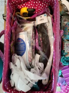 Tool Tote with bag supplies