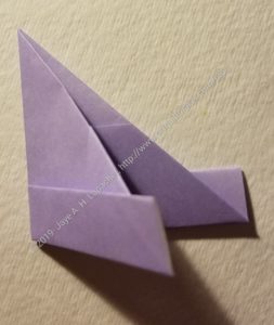 Fold the piece in half vertically