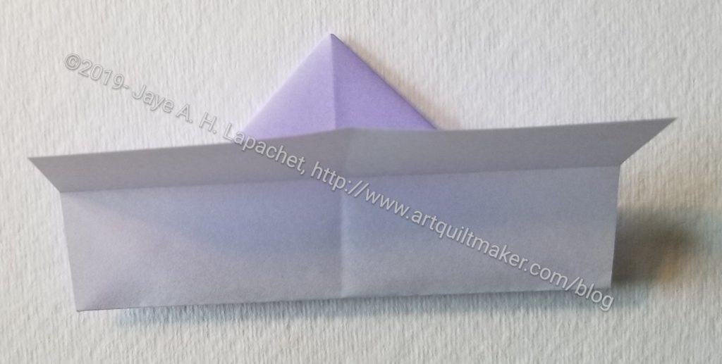 Fold the bottom rectangles