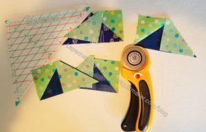 Flying Geese - Essential Triangles method