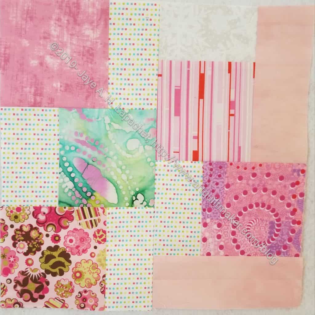 Scrappy Community Quilt Day block 8