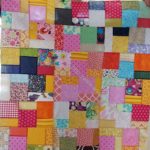 Scrappy Community Sew Day quilt