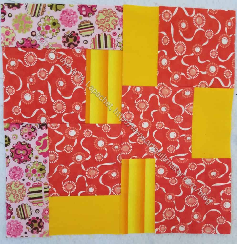 Scrappy Community Quilt Day block 1