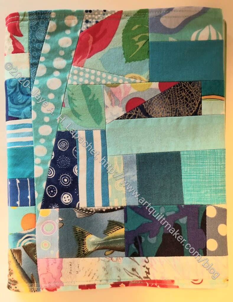 Blue Improv Journal Cover - back